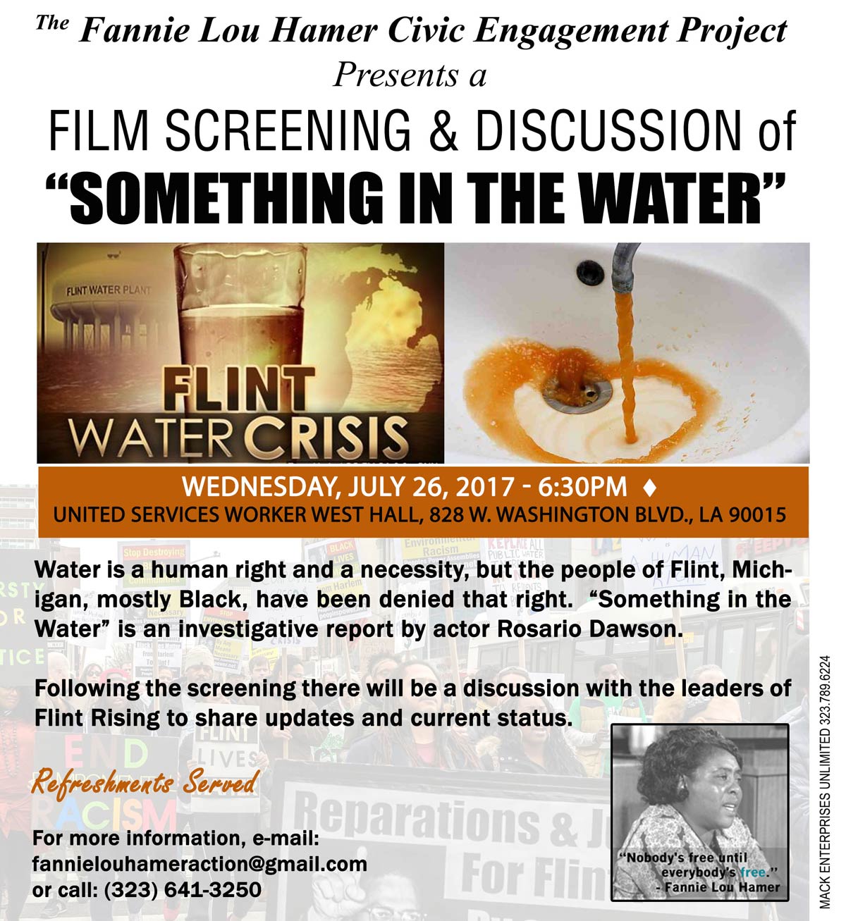 Flint: Something in the Water screening